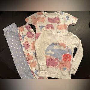 Carters Toddler Girl Long Sleeve Pajamas
